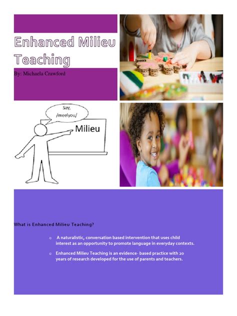milieu teaching